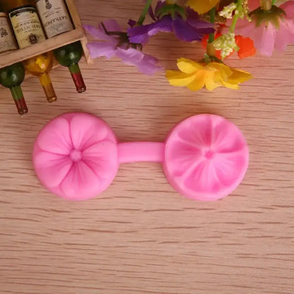 Pastel five petals flower silicone mold kitchen baking tool