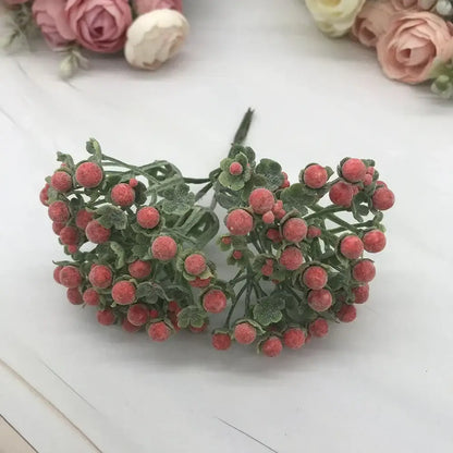 Pastel foam ball artificial flower set living room decor