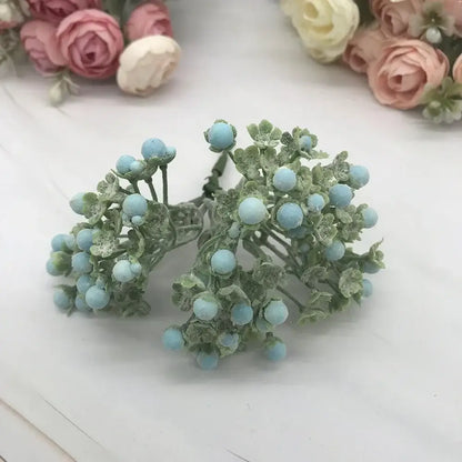 Pastel foam ball artificial flower set living room decor