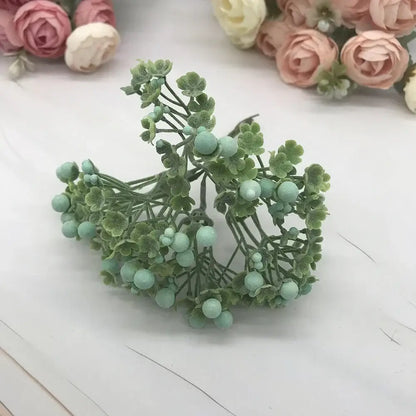 Pastel foam ball artificial flower set living room decor