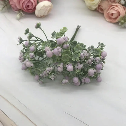 Pastel foam ball artificial flower set living room decor