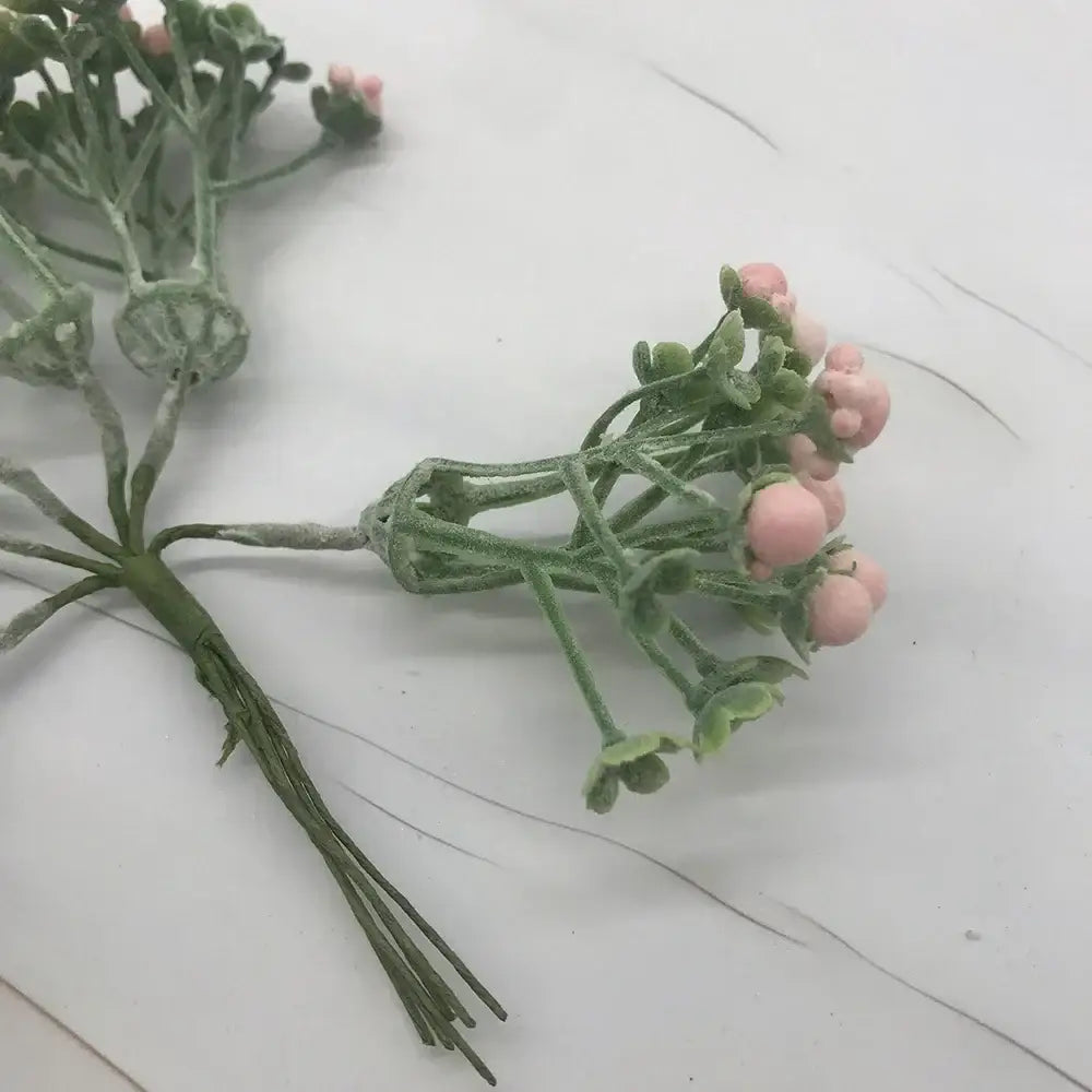 Pastel foam ball artificial flower set living room decor