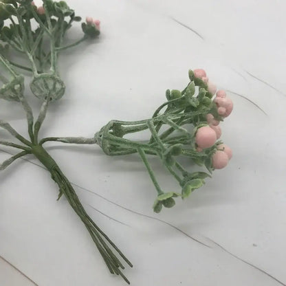 Pastel foam ball artificial flower set living room decor
