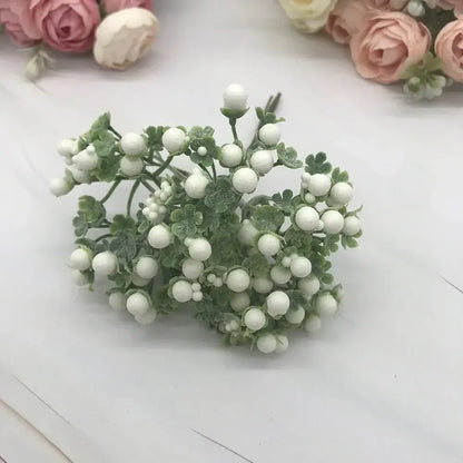 Pastel foam ball artificial flower set living room decor