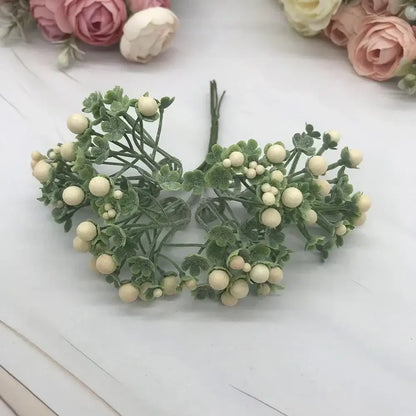 Pastel foam ball artificial flower set living room decor