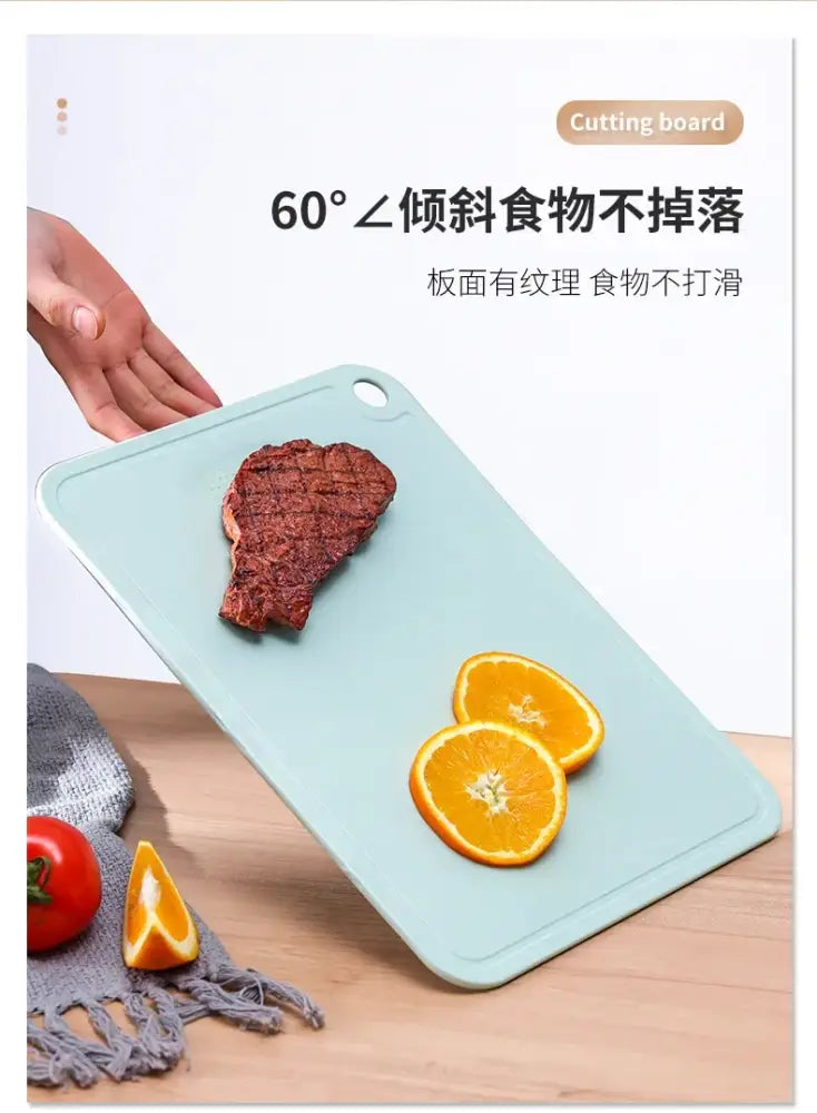 Pastel green pp5 plastic cutting board set kitchen hanging boards