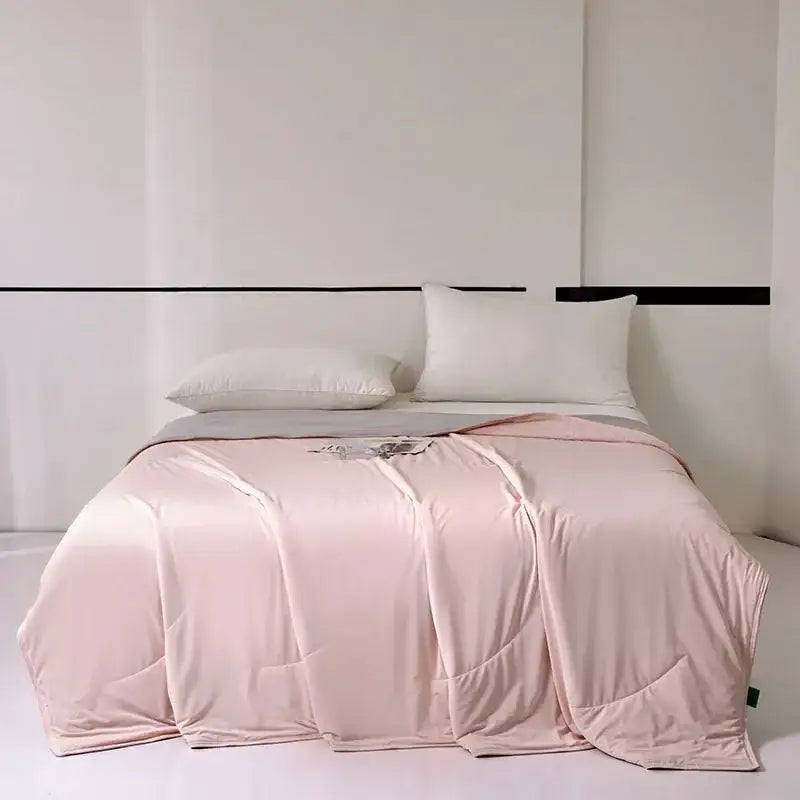 Pastel green summer cooling comforter bedroom quilted bedding