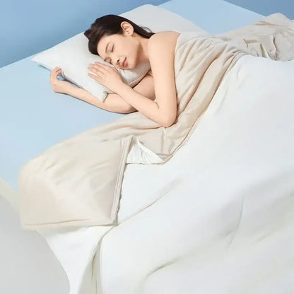 Pastel green summer cooling comforter bedroom quilted bedding