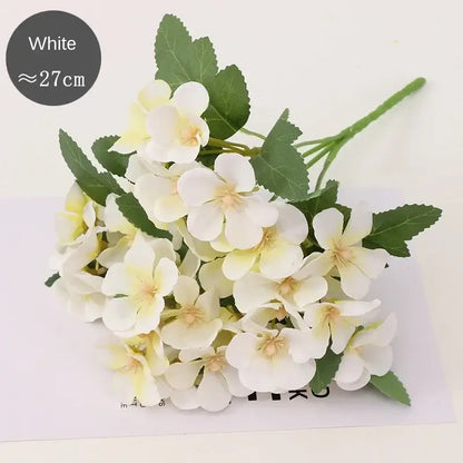 Pastel hydrangea begonia flower dry flower embossing living room decor