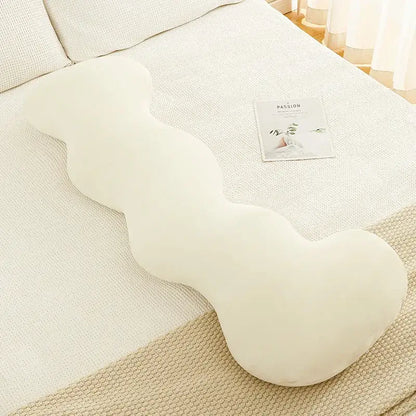 Pastel ice cream wavy plush pillow bedroom decor