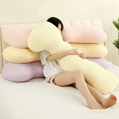 Pastel ice cream wavy plush pillow bedroom decor