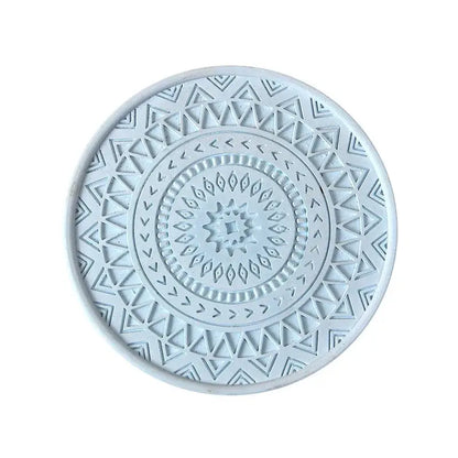 Pastel mandala diatomite round coasters dining room drink mats