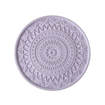Pastel mandala diatomite round coasters dining room drink mats