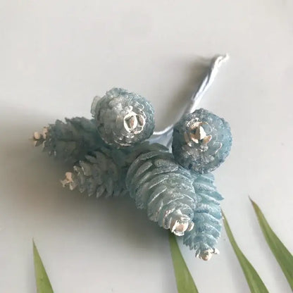 Pastel pinecone artificial flower wreath for living room decor