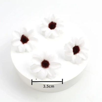Pastel pink and lavender mini daisy artificial flowers wedding decor