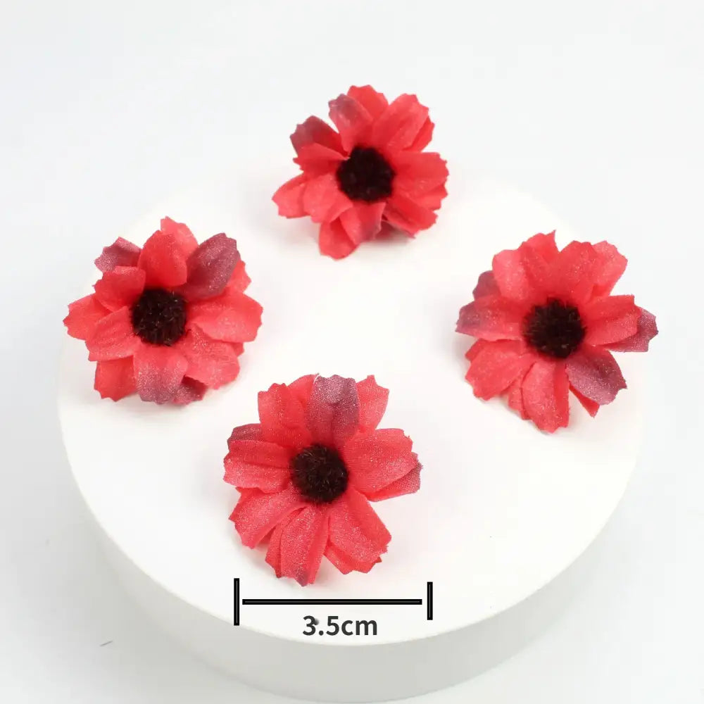 Pastel pink and lavender mini daisy artificial flowers wedding decor