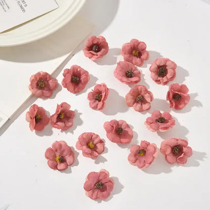 Pastel pink and lavender mini daisy artificial flowers wedding decor