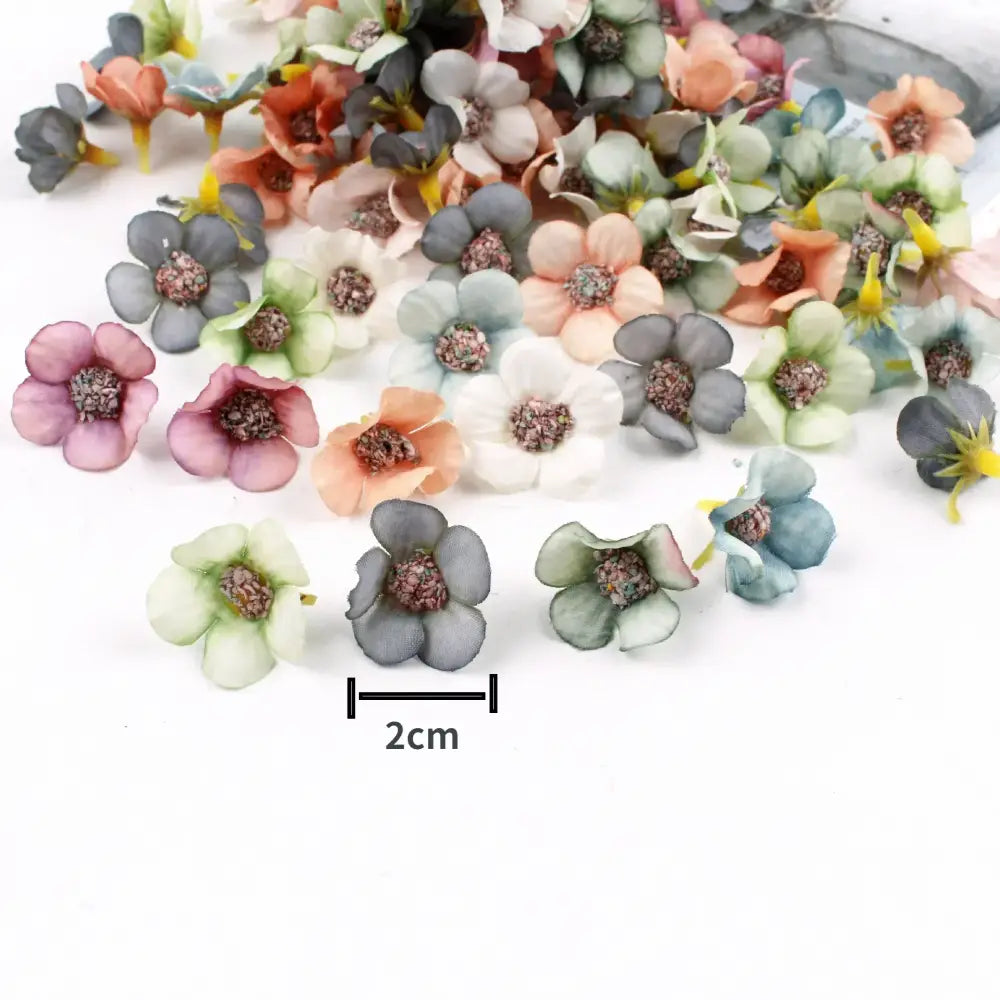 Pastel pink and lavender mini daisy artificial flowers wedding decor