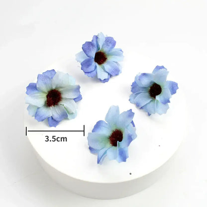 Pastel pink and lavender mini daisy artificial flowers wedding decor
