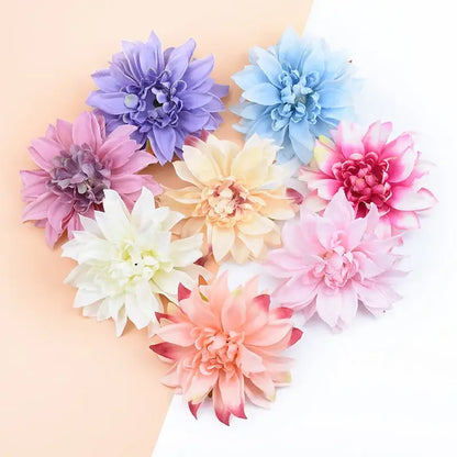 Pastel silk gerbera decorative flowers for wedding home decor