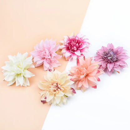 Pastel silk gerbera decorative flowers for wedding home decor