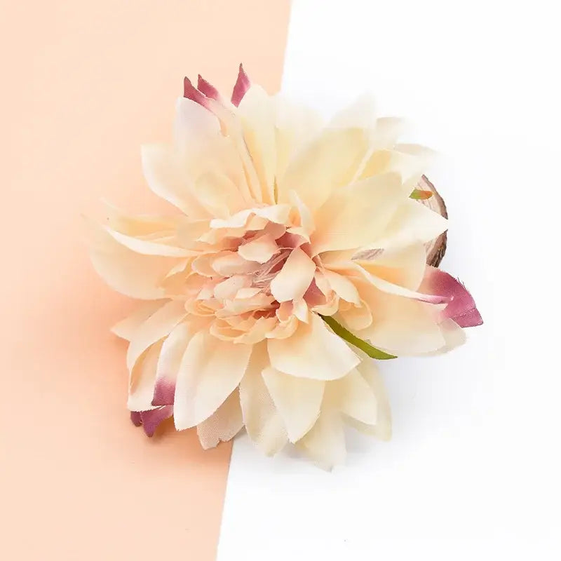 Pastel silk gerbera decorative flowers for wedding home decor