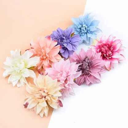 Pastel silk gerbera flowers 100pcs wedding and living room decor