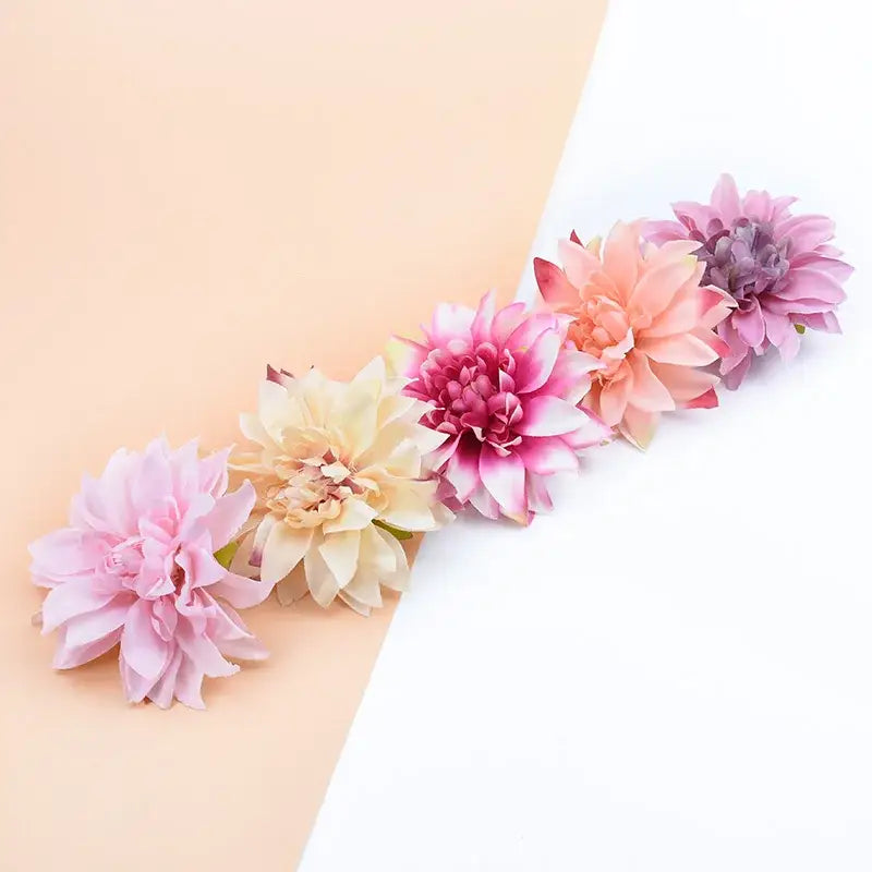 Pastel silk gerbera flowers 100pcs wedding and living room decor