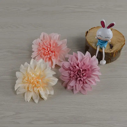 Pastel woolen chrysanthemum wreath bouquet wedding decoration bedroom
