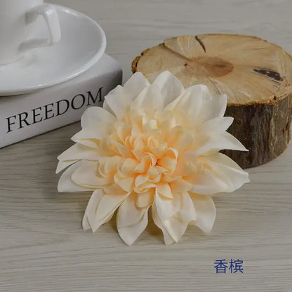 Pastel woolen chrysanthemum wreath bouquet wedding decoration bedroom