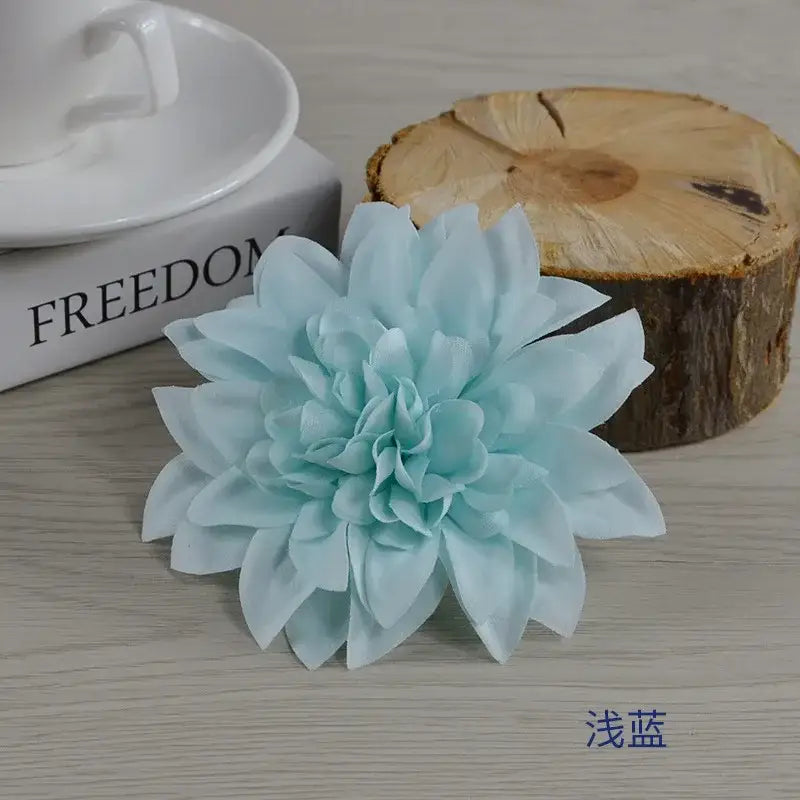 Pastel woolen chrysanthemum wreath bouquet wedding decoration bedroom