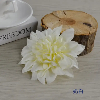 Pastel woolen chrysanthemum wreath bouquet wedding decoration bedroom
