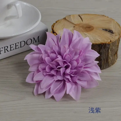 Pastel woolen chrysanthemum wreath bouquet wedding decoration bedroom