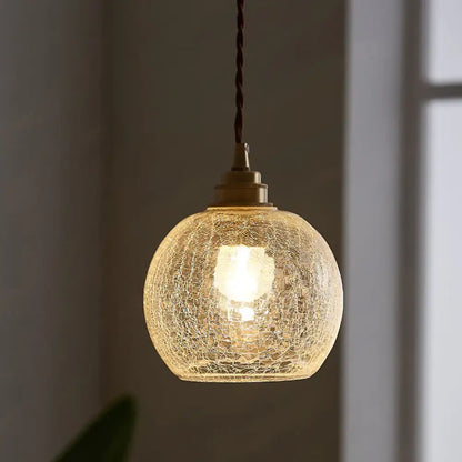 Pauline modern industrial sphere clear glass ceiling light living room