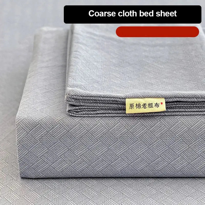 Peach & cream geometric bed sheet set bedroom textured bedspread