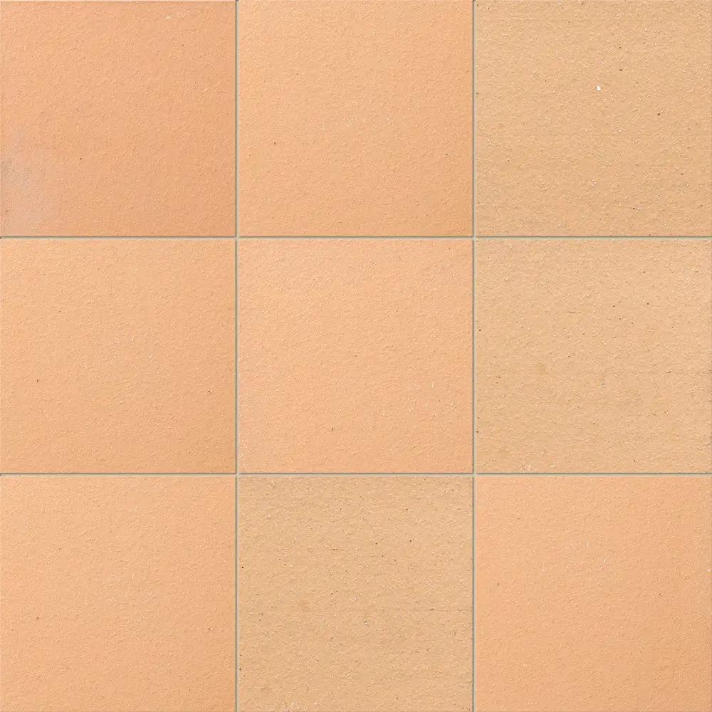 Peach Matte Glazed Terracotta Stair Copings 9 13/16x13 3/4