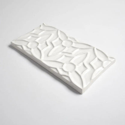 Pearl Glossy Barcelona Ceramic Accent Tiles 4x8