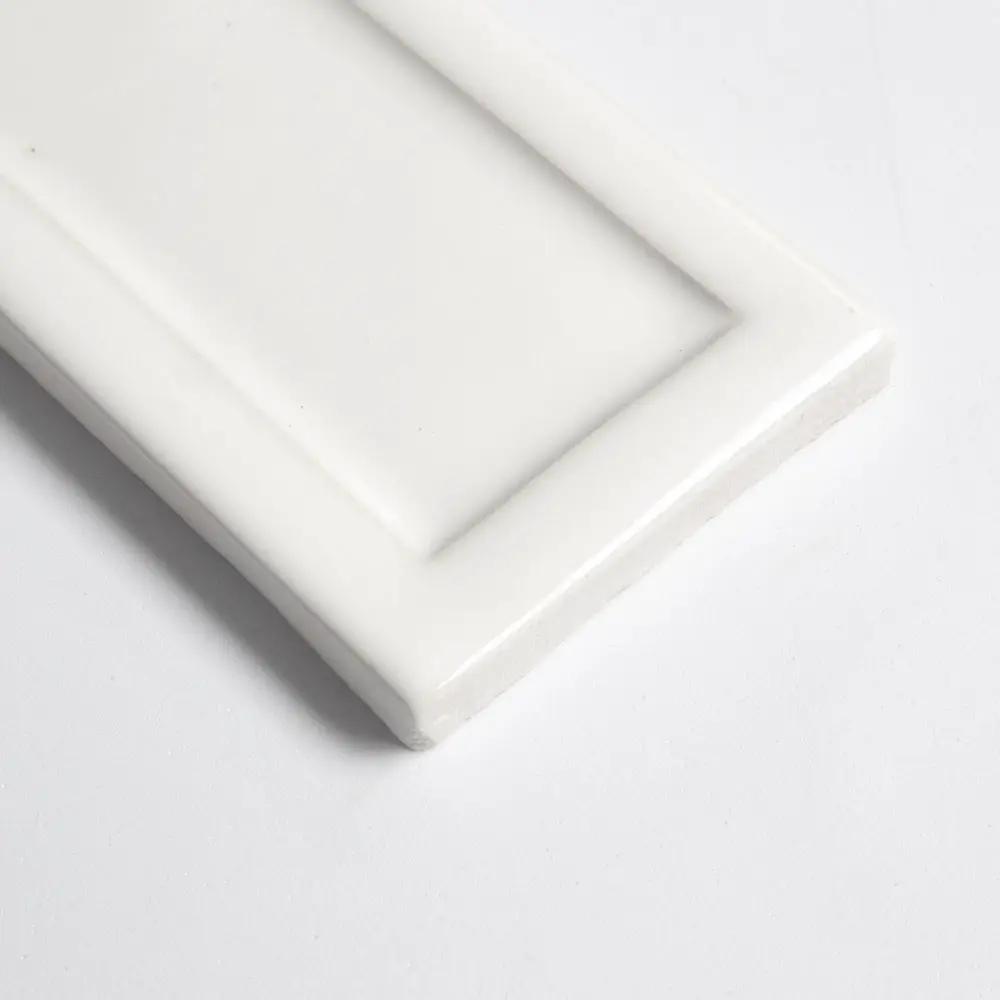 Pearl Glossy Eren Ceramic Accent Tiles 3x6