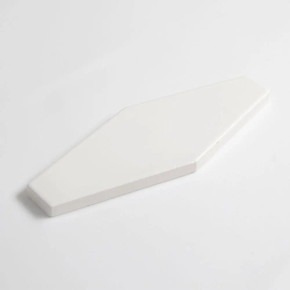 Pearl Glossy Longest Hexagon Ceramic Tiles 3x8