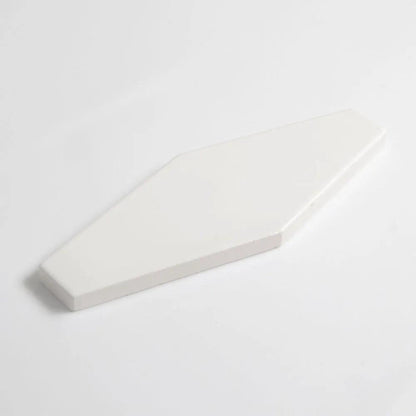 Pearl Glossy Longest Hexagon Ceramic Tiles 3x8