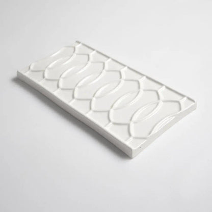 Pearl Glossy Vienna Ceramic Accent Tiles 4x8