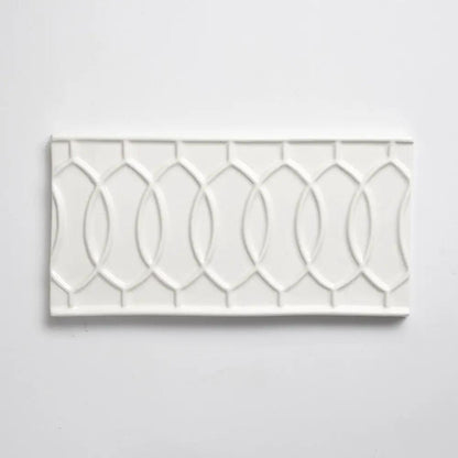 Pearl Glossy Vienna Ceramic Accent Tiles 4x8