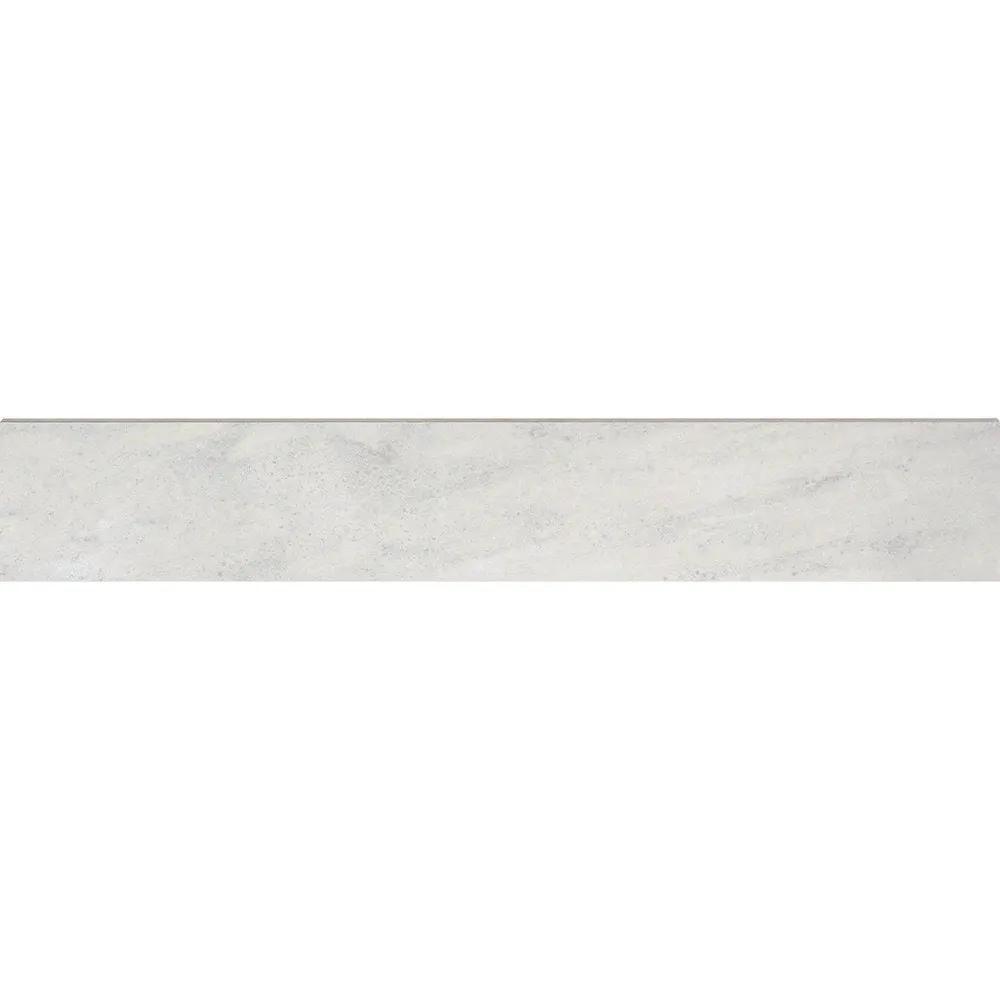 Pearl Polished Bullnose Marble Look Porcelain Base 4x24