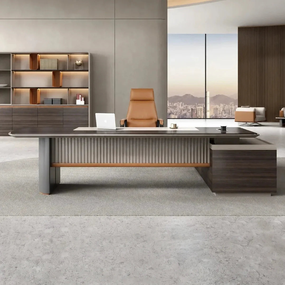 Pendrith · Modern L-Shaped Executive Desk