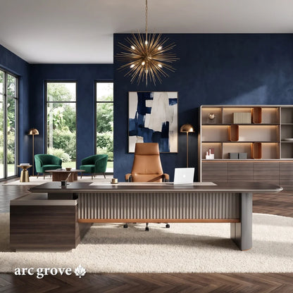 Pendrith · Modern L-Shaped Executive Desk