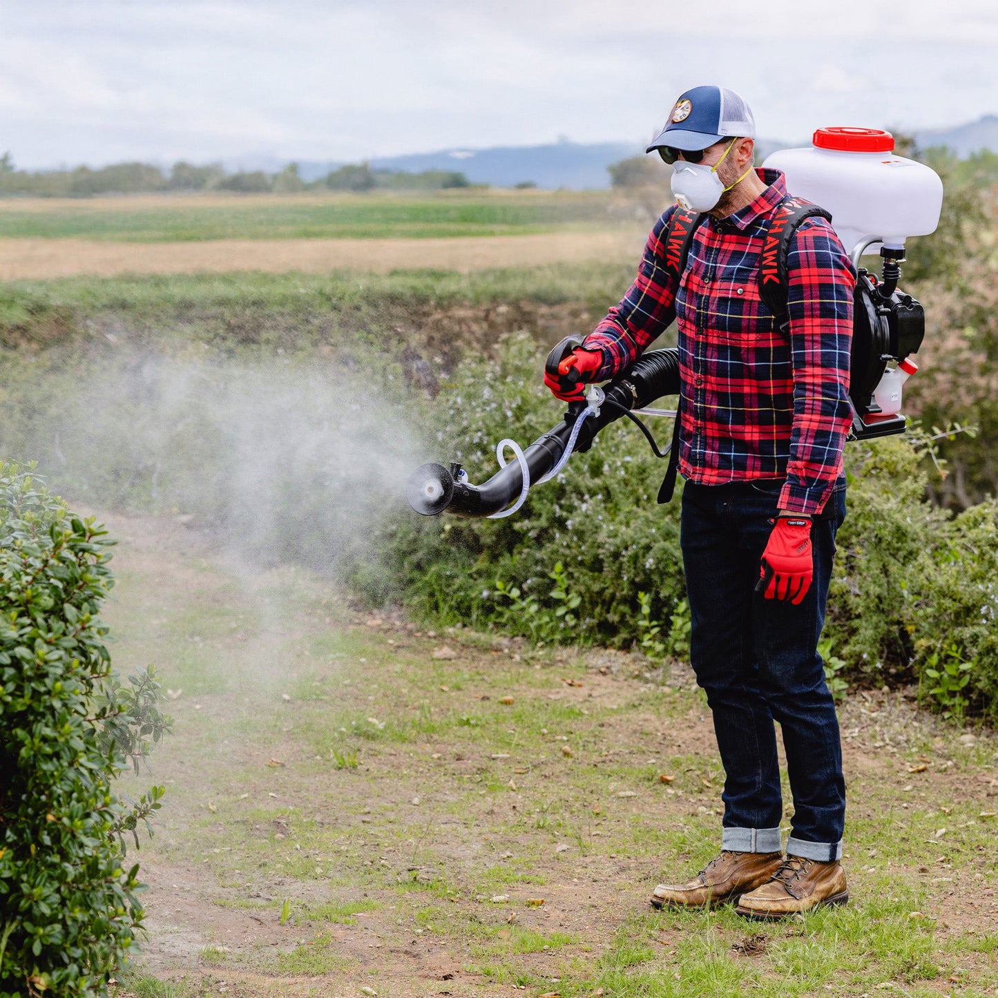 3.7 Gal Backpack Mosquito Fogger Leaf Blower for Pest Control