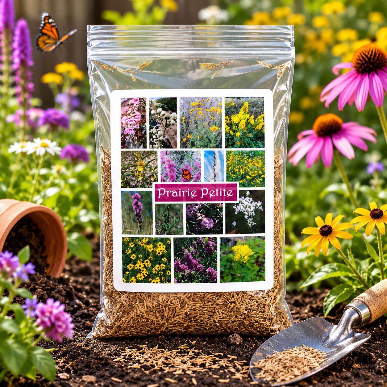 Prairie Petite Native Nebraska Seed Mix | 1.76 oz | Prairie Legacy Inc.