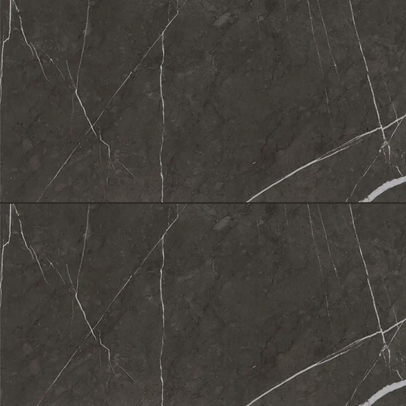 Piedra Gris Matte Marble Look Porcelain Tiles 12x24
