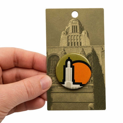 State Capitol Button | Nebraska State Historical Society
