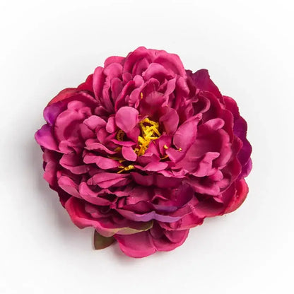 Pink big peony headwear artificial flowers for wedding decoration